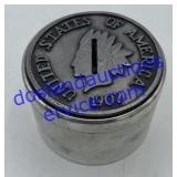 1907 Indian Head Coin Bank