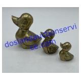 Brass Duck Paperweights
