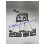 Metal Horse Wind Chime