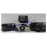 3 Cameras - Vivitar , Ansco & Polaroid