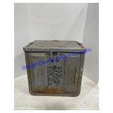 Vintage Military Metal Detonating Fuze Box