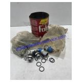 Folgers Tin W/ Fittings, Gaskets , Phillips
