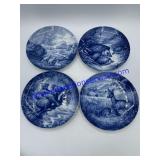 Set of 4 Decorative Forstenburg Plates