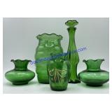 Green Decorative Glass