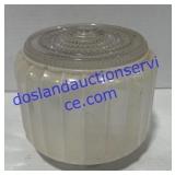 Large Frosted Glass Ceiling Fixture 9" in