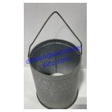 Galvanized Chicken Feeder 10? Tall 8? Diameter