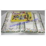 Floral & Mickey Mouse Placemats