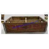 Vintage Pepsi Cola Wooden Crate 18"x12"x5"