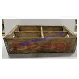 Vintage Pepsi Cola Wooden Crate 18"x12"x5"