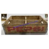 Vintage Pepsi Cola Wooden Crate 18"x12"x5"