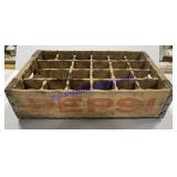 Vintage Pepsi Cola Wooden Crate 18"x12"x5"