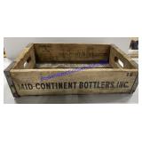 Mid-Continent Bottlers Wooden Crate 18"x12"x5"