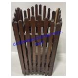 Wooden Garbage Can Frame 9"x9"x19"