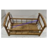 Wooden Doll Crib 21"x12"x11"