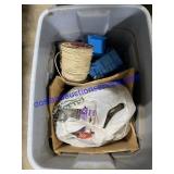 Tote of Misc. Electrical Supplies