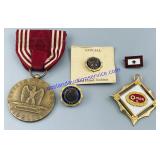 Vintage American Legion Pins, Etc..