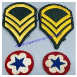 Lot of (4) Military Patches