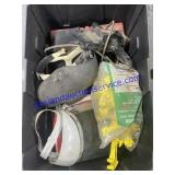 Tough Tote of Welding Helmets, Electric Drill