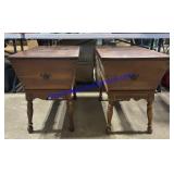 Pair of Matching Side Tables (27 x 24 x 18)