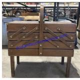 Wooden Sewing Box Stand (21 x 19 x 10)