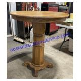 Wooden Bar Top Table (41" Tall 35" Wide)