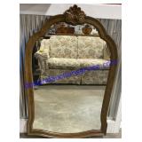Wood Framed Mirror (45 x 28)