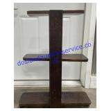 Wooden 3 Tier Shelf Stand (31 x 24 x 9)