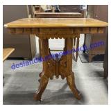 Wooden Table on Wheels (30 x 30 x 22)