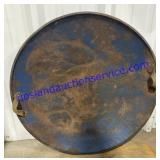 Vintage Metal Round Sled (27")