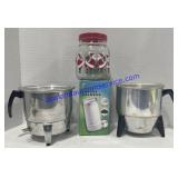 Popcorn Warmers , Santa Jar & Coffee Grinder