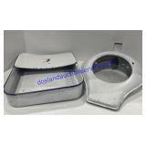 Vintage Enamelware Bed Pans