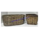 Oval ( 15"x9"x6") & Square (8"x8"x6") Baskets