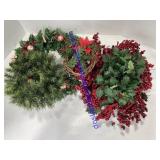 Assorted Christmas Wreaths ( Largest 17" In