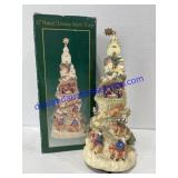 10" Musical Christmas Nativity Tower