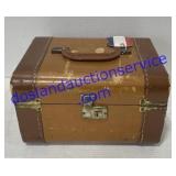 Vintage Travel Trunk 11"x7"x9"
