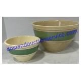 Set of Ceramic Bowls 12" Diameter & 7" Diameter