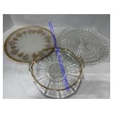 Decorative Platters 14" & Bowl