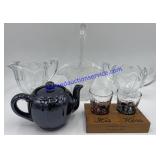 Shot Glasses, Decorative Glass & Tea Pot Creamer
