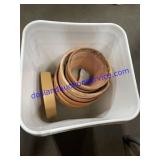 Ceramic Flower Pots 6" Largest