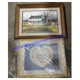 Farm House & Friends Picture -Largest is 25"x 19"