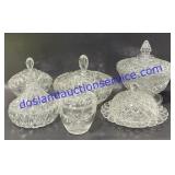 Lot of (7) Glass Candy Dishes