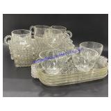 (2) Sets of Glass Snack Sets