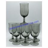 Lot of (8) Matching Stemmed Glasses - 7"