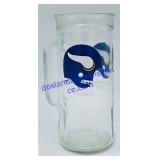 Glass Vikings Beer Mug (7")