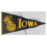 Vintage Iowa Hawkeyes Pennant (29 x 12)
