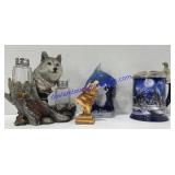 Wolf Stein, Salt & Pepper Holders , Figurine &