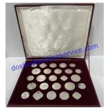 Set of "The Official Gaming Coins of The World