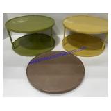 Sterilite Turning Serving Trays Single & 2 Tier