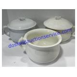Vintage Chamber Pots 8"x11"