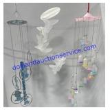 Angel , Tulip & Bird Wind Chimes